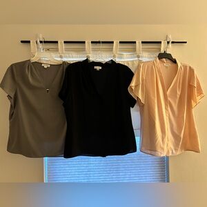Lot of 3 Calvin Klein Career Blouses XL